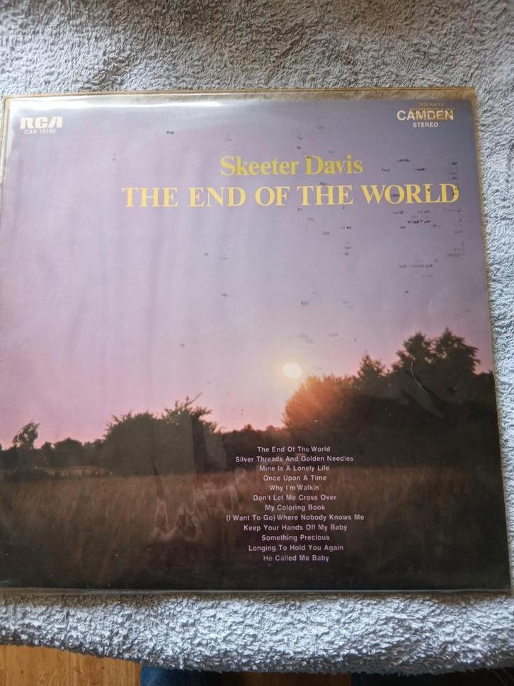 Skeeter Davis - The End Of The World LP, Cd's en Dvd's, Vinyl | Country en Western, Gebruikt, Ophalen of Verzenden
