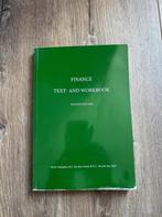 Finance: Text - And Workbook 4th edition., Gelezen, Diverse auteurs, Ophalen of Verzenden, WO