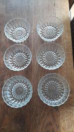 6 x schaaltje, Ophalen of Verzenden, Overige stijlen, Glas, Schaal of Schalen