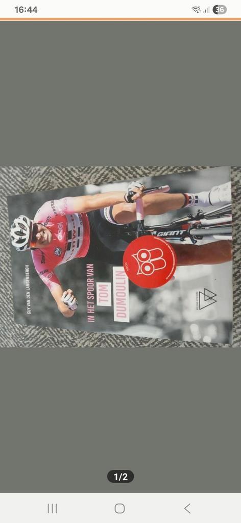 Guy van den Langenbergh - In het spoor van Tom Dumoulin, Boeken, Sportboeken, Zo goed als nieuw, Lopen en Fietsen, Ophalen of Verzenden