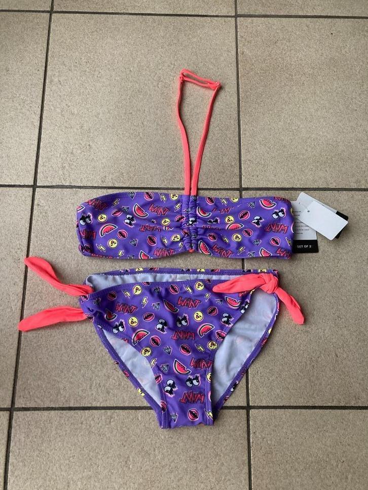 Nieuwe Paarse Bikini - Maat 134 / 140, Kinderen en Baby's, Kinderkleding | Maat 134, Nieuw, Meisje, Sport- of Zwemkleding, Ophalen of Verzenden