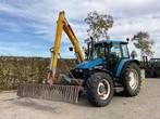 New Holland TS 100 + bos slootarm, Zakelijke goederen, 80 tot 120 Pk, Gebruikt, -, Meer dan 10000