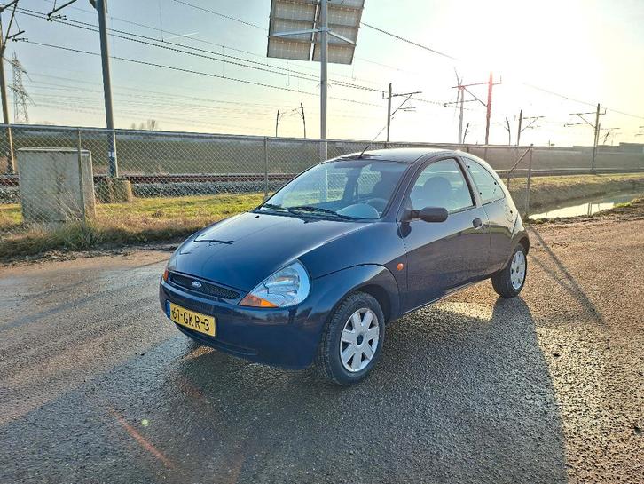 Ford Ka 1.3 I 44KW 2008 Blauw Airco, Auto's, Ford, Bedrijf, Ka, ABS, Airbags, Airconditioning, Alarm, Centrale vergrendeling, Elektrische ramen