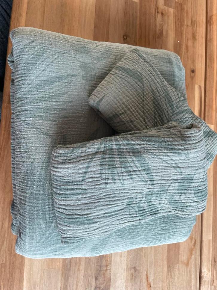 Dekbedovertrek Lits Jumeaux, Huis en Inrichting, Slaapkamer | Beddengoed, Zo goed als nieuw, Dekbedovertrek, Tweepersoons, Blauw