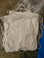 9 Linnen Tasjes, Hobby en Vrije tijd, Stoffen en Lappen, Gebruikt, 120 cm of meer, Ophalen of Verzenden, Linnen