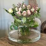 Riviera maison vaas, Overige kleuren, Ophalen of Verzenden, Minder dan 50 cm, Glas