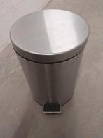 Pedaal emmer, Huis en Inrichting, Woonaccessoires | Prullenbakken, Ophalen, Zo goed als nieuw, Metaal, Minder dan 50 cm