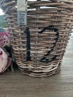 Rattan mand nr 12 Riviera Maison, Mand, Rond, Ophalen of Verzenden, Zo goed als nieuw