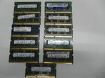 11 X 2 Gb PC3 laptop sdram 2switchonline, Ophalen, DDR3, Zo goed als nieuw, 2 GB