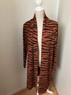 Z.g.a.n=roestbruin-zwart lang vest =Azuri woman/M, Ophalen of Verzenden, Zo goed als nieuw, Maat 38/40 (M), Zwart