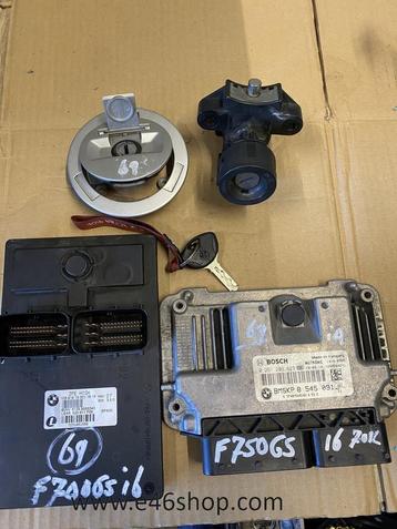 BMW F650 F700 F800 ECU compleet tankdop sleutel etc  beschikbaar voor biedingen