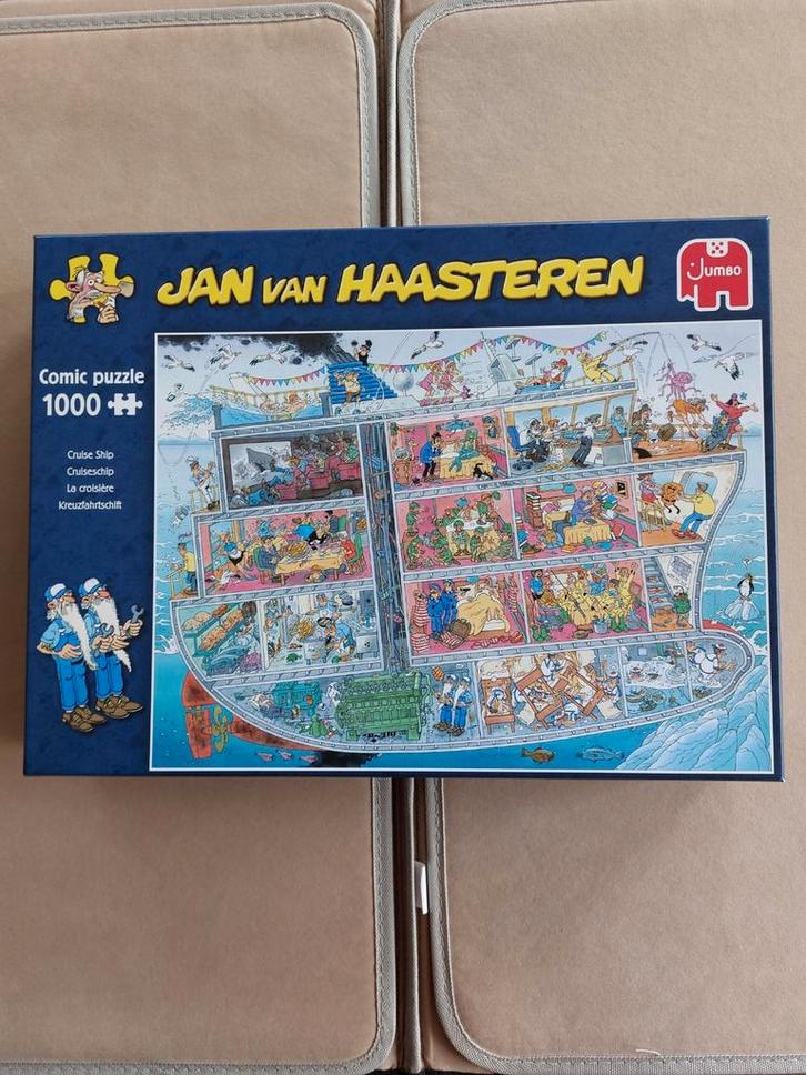 Jan van Haasteren Cruise Ship Puzzel 1000 stukjes, Kinderen en Baby's, Speelgoed | Kinderpuzzels, Zo goed als nieuw, 6 jaar of ouder