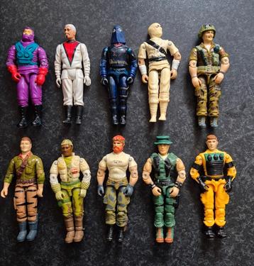 Vintage G.I.Joe figuren '85-86-87-88-89-90 (lot 1) beschikbaar voor biedingen