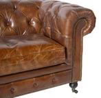 Chesterfield Te Koop Gevraagd!!, Huis en Inrichting, Ophalen, Zo goed als nieuw, 75 tot 100 cm