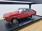 Touring Ford Capri II Ghia 1:18 rood met vinyl dak, Hobby en Vrije tijd, Modelauto's | 1:18, Overige merken, Auto, Nieuw, Ophalen of Verzenden