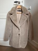 Zandkleurige korte bontjas Zara maat S, Kleding | Dames, Jassen | Winter, Beige, Maat 38/40 (M), Ophalen of Verzenden, Zo goed als nieuw