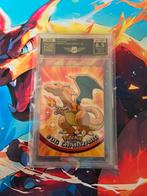 1999 Topps Charizard #06 - AP 8.5 (NM-Mint), Ophalen of Verzenden, Zo goed als nieuw, Losse kaart, Foil