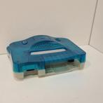 Nintendo 64 Clear Blue / Transparant Compleet in Nette Staat, Spelcomputers en Games, Spelcomputers | Nintendo 64, Flex Ltd., Zo goed als nieuw