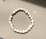 Skull Armband Wit, Verzenden, Wit, Nieuw, Elastiek
