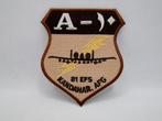 USAF patch 81st Exp. Fighter Squadron A-10 Kandahar, Verzenden, Luchtmacht, Amerika, Embleem of Badge