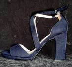 high heels / sandaaltjes met hoge blokhak, Anna Field, Nieuw, Blauw, Ophalen of Verzenden