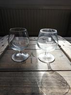Chollet Cognac Glazen 2x, Ophalen of Verzenden, Zo goed als nieuw, Overige typen
