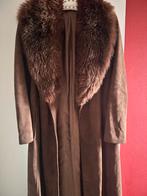 Vintage jas bruin suede maat 38, Kleding | Dames, Ophalen of Verzenden, Zo goed als nieuw, Maat 38/40 (M), Bruin