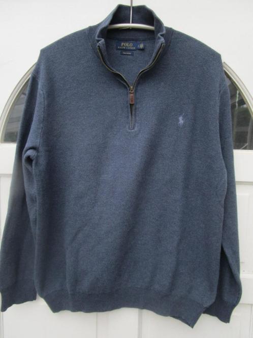Mooie donkerblauwe Ralph Lauren trui maat  L, Kleding | Heren, Truien en Vesten, Zo goed als nieuw, Maat 52/54 (L), Blauw, Ophalen