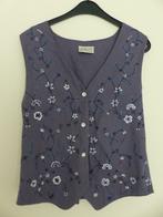 mooi damesgilet, Ophalen, Zo goed als nieuw, Maat 38/40 (M), Blauw