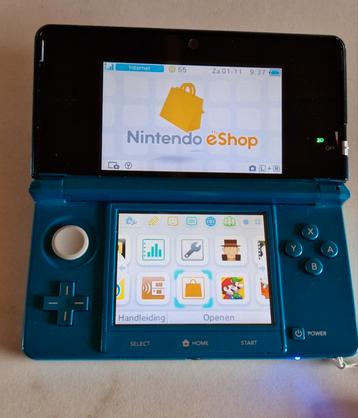 Nintendo 3DS - Aqua Blue - In goede staat! beschikbaar voor biedingen