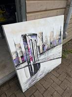 Schilderij 1 bij 1 meter, Antiek en Kunst, Kunst | Schilderijen | Abstract, Ophalen