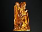 Een fraai beeld goudverguld van Sint Johannes met Maria, Antiek en Kunst, Antiek | Religie, Ophalen of Verzenden