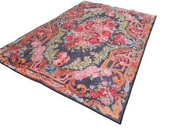 Prachtig Estate Rozenkelim kleed 160 x 230 cm beschikbaar voor biedingen