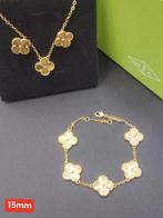 Cleef arpels setje - verguld, Sieraden, Tassen en Uiterlijk, Armbanden, Ophalen of Verzenden, Nieuw, Goud