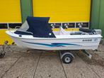 Ranieri Poseidon 430 sloep met 15 pk Honda en trailer!, Watersport en Boten, Ophalen, 10 tot 30 pk, Gebruikt, 3 tot 6 meter