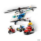 Lego politie helikopter achtervolging 60243, Complete set, Ophalen of Verzenden, Lego, Zo goed als nieuw