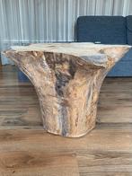 Boomstronk Sokkel/Bijzettafel, Ophalen, Minder dan 45 cm, Minder dan 55 cm, Gebruikt