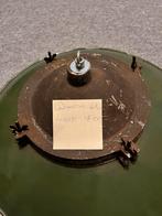 Oude Industriële Emaille Lamp, Ophalen of Verzenden, Gebruikt, Metaal, Minder dan 50 cm
