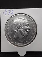 Rijksdaalder 1873 Koning Willem III, Postzegels en Munten, Munten | Nederland, Koning Willem III, Zilver, Ophalen of Verzenden