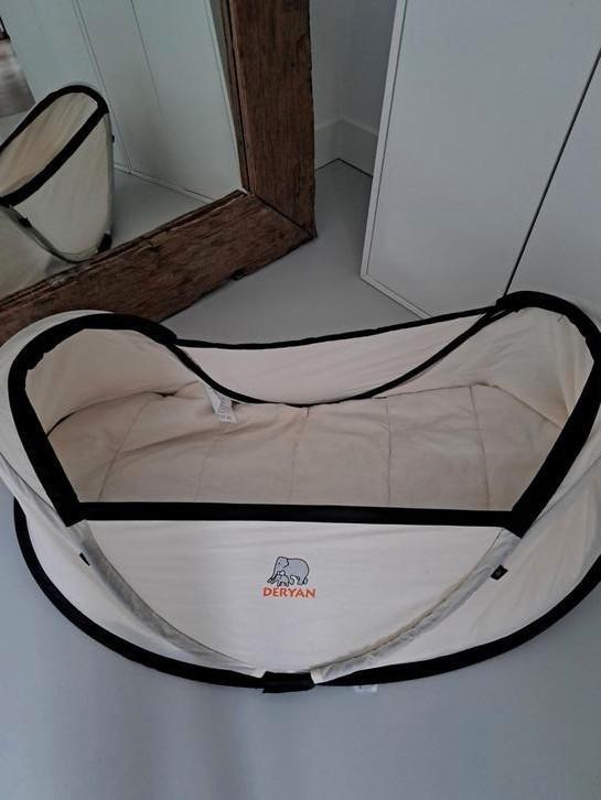 Deryan slaaptentje/ campingbedje crème kleurig, Kinderen en Baby's, Kinderspulletjes, Zo goed als nieuw, Ophalen of Verzenden
