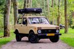 Lada Niva 2001 met Daktent, overlander, 4x4 camper, Auto's, Lada, Stof, Niva, Zwart, Vierwielaandrijving