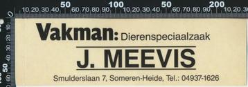 Sticker: Meevis Dierenspeciaalzaak - Someren Heide beschikbaar voor biedingen