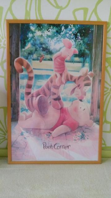 3 Disney posters in mooie lijst beschikbaar voor biedingen