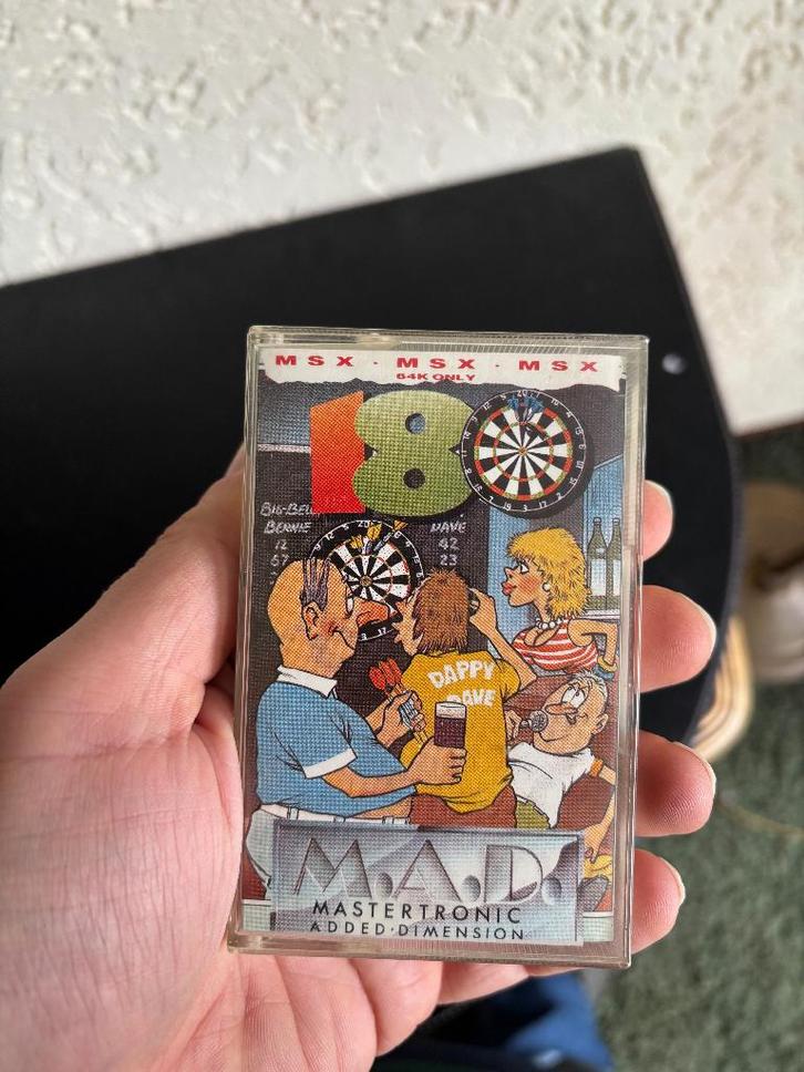 M.A.D. (Darts) - MSX Game - Goede staat, Spelcomputers en Games, Games | Overige, Gebruikt, Sport, 1 speler, Vanaf 3 jaar, Ophalen of Verzenden