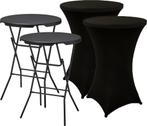 Huren | Statafel / cocktailtafel incl zwart of witte rok, Huis en Inrichting, Tafels | Statafels, Ophalen, Onbekend, Nieuw, Onbekend