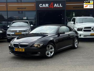 BMW 6-serie Cabrio 630i LEDER/ORIGINEE/XENON/FACELIFTYOUNGTI beschikbaar voor biedingen
