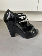 Tods sleehakken sandalen pumps zwart lak maat 35/36, Kleding | Dames, Schoenen, Zwart, Nieuw, Tod’s, Sandalen of Muiltjes