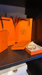 Hermes Armband - Zwart met Goud, Sieraden, Tassen en Uiterlijk, Armbanden, Ophalen of Verzenden, Nieuw, Zwart, Overige materialen