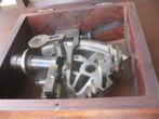 Sextant in houten kistje met koperbeslag. Kelvin London 1917, Ophalen of Verzenden, Zo goed als nieuw