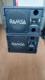 Panasonic WS-A200E Speakers, Gebruikt, 120 watt of meer, Front, Rear of Stereo speakers, Ophalen